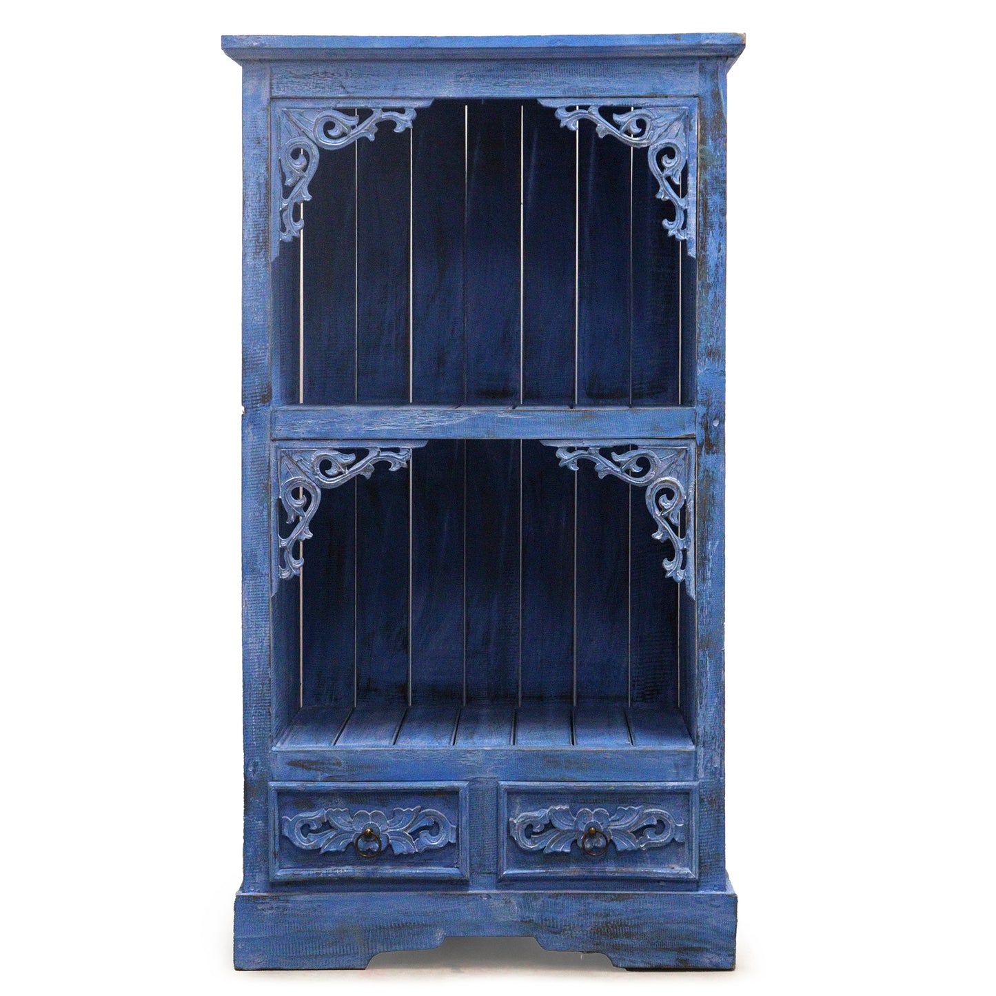 Albasia Cabinet - Bluewash