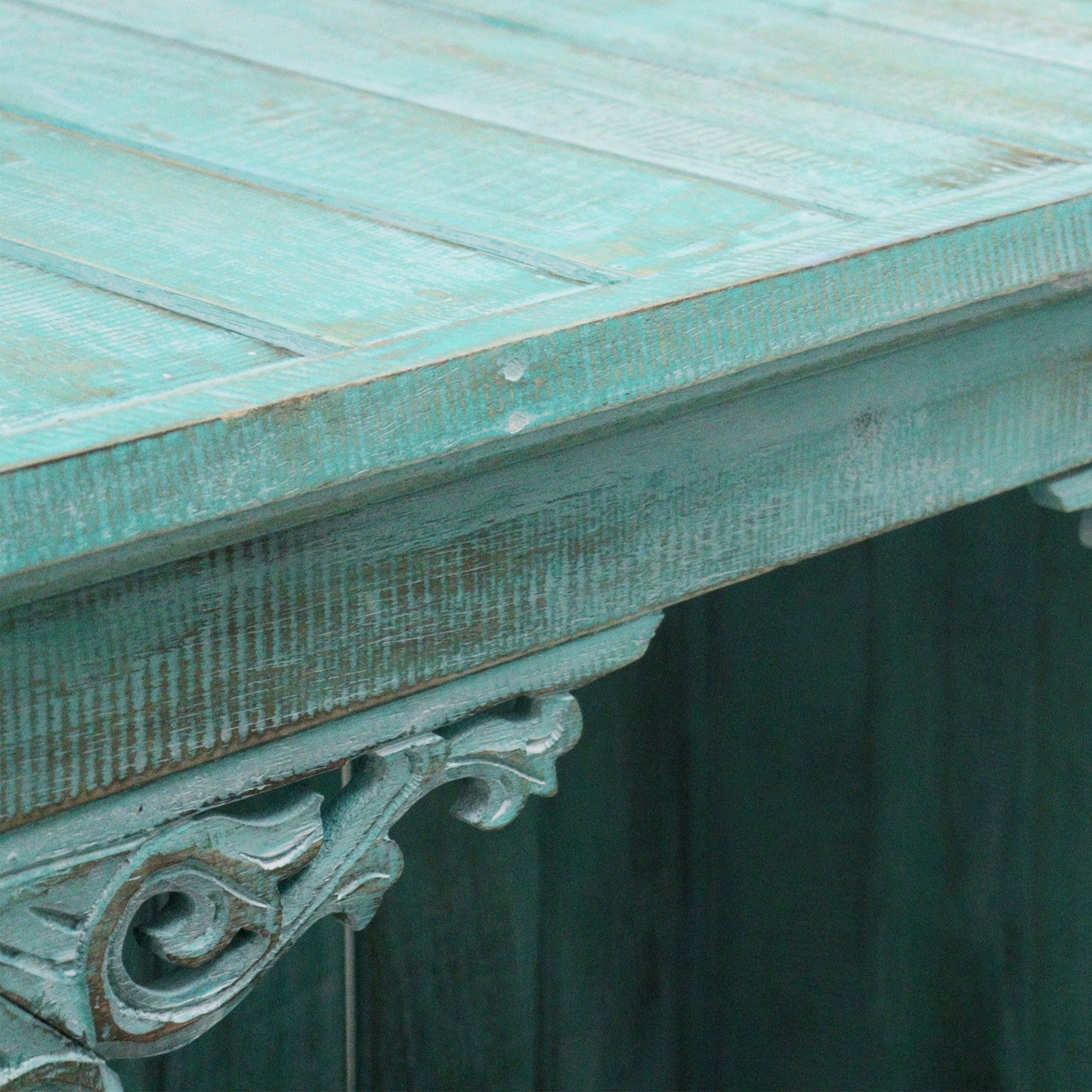 Albasia Cabinet - Turquoise wash