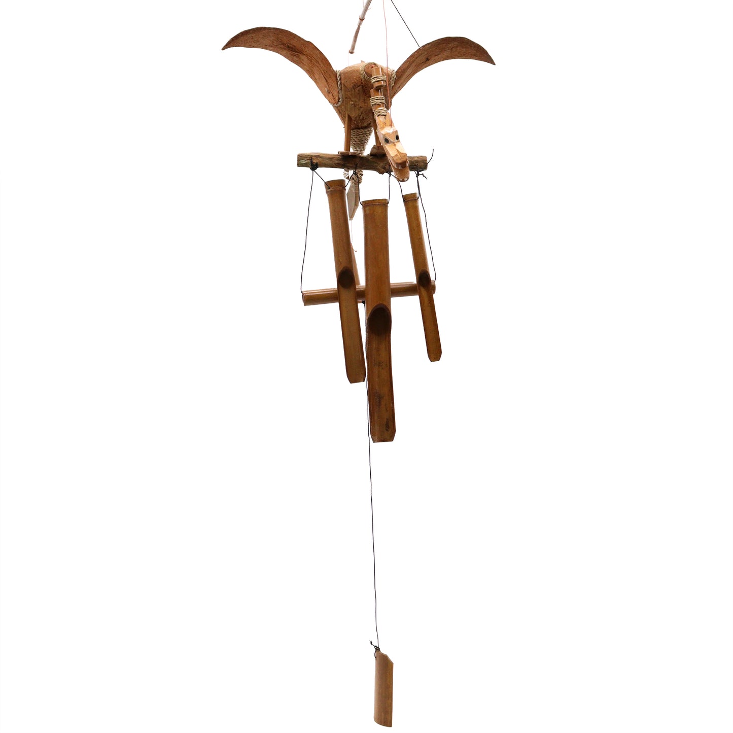 Coconut Wind Chime - Dragon