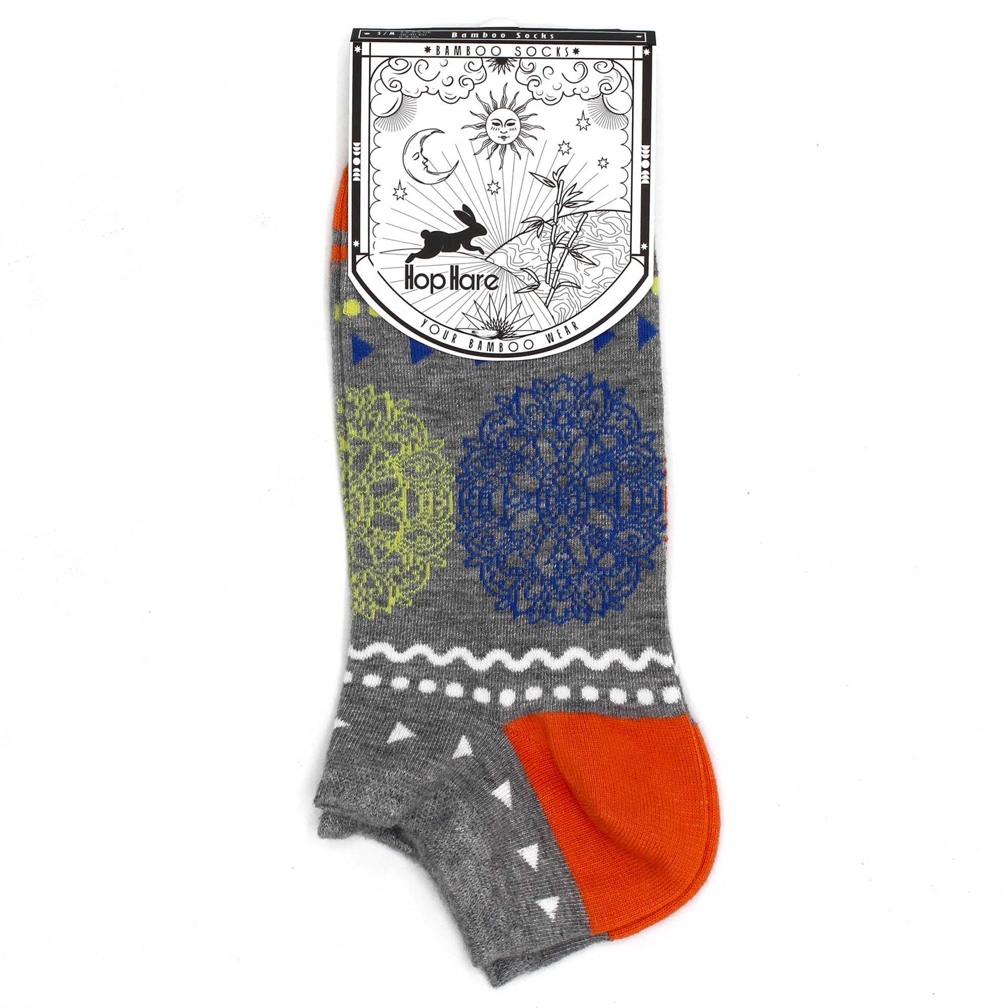 S/M Bamboo Socks Low (36-40) - Flowers of Life