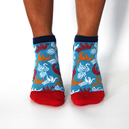 S/M Bamboo Socks Low (36-40) - Hamsa
