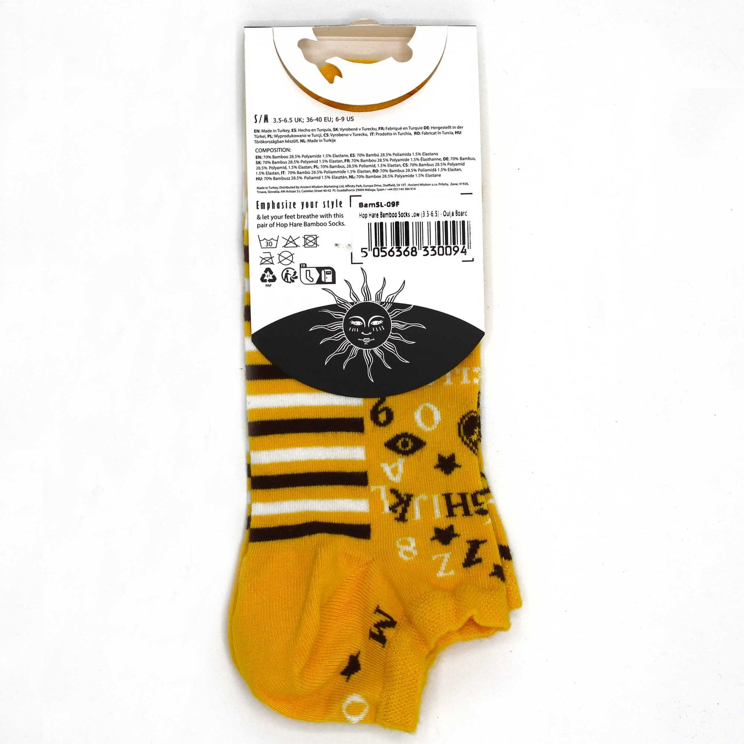 M/L Bamboo Socks Low (41-46) - Ouija Board