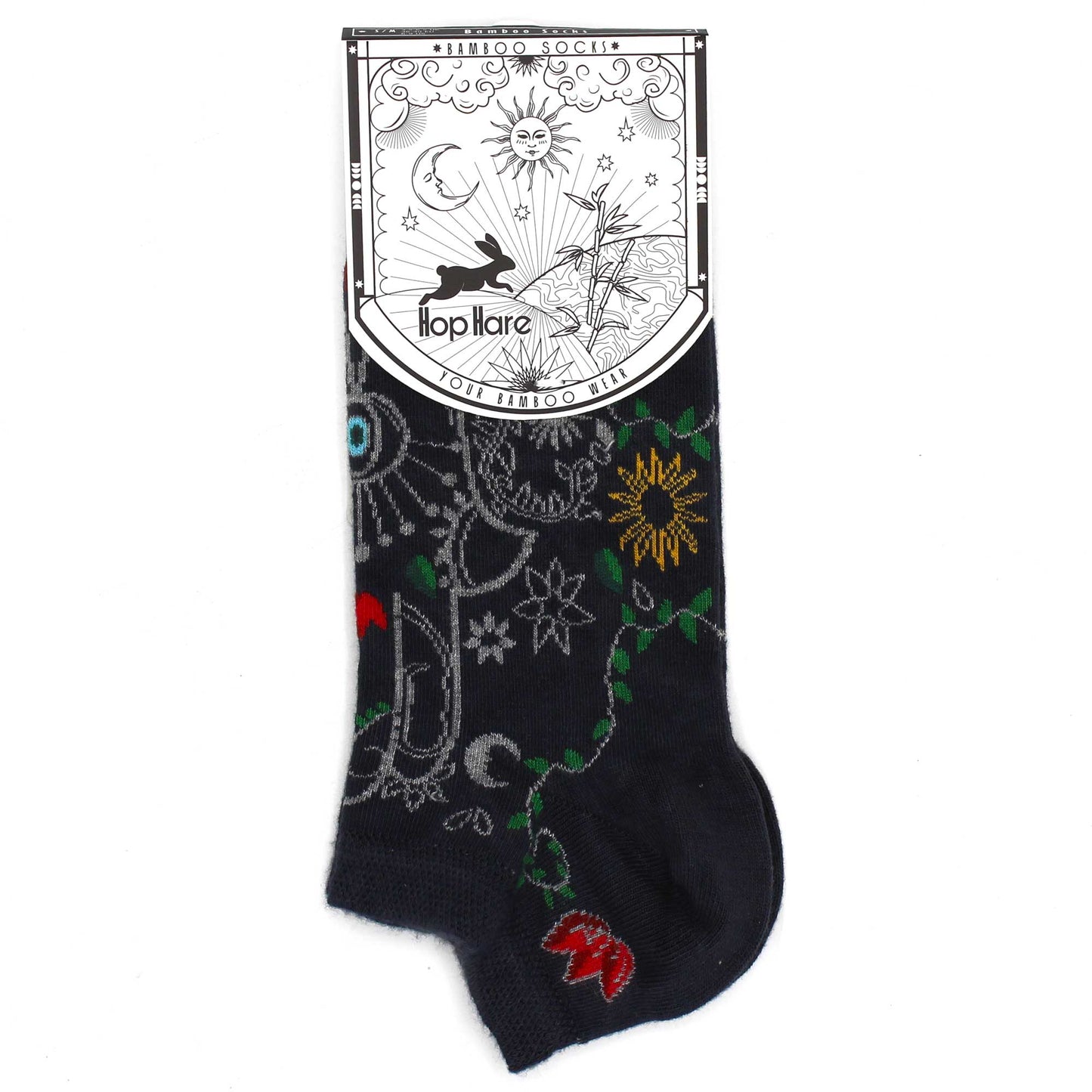 M/L Bamboo Socks Low (41-46) - Hamsa