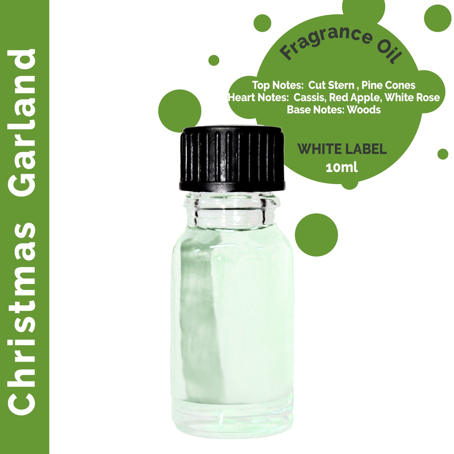 Customisable Christmas Garland Fragrance Oil 10ml - 10 Pack