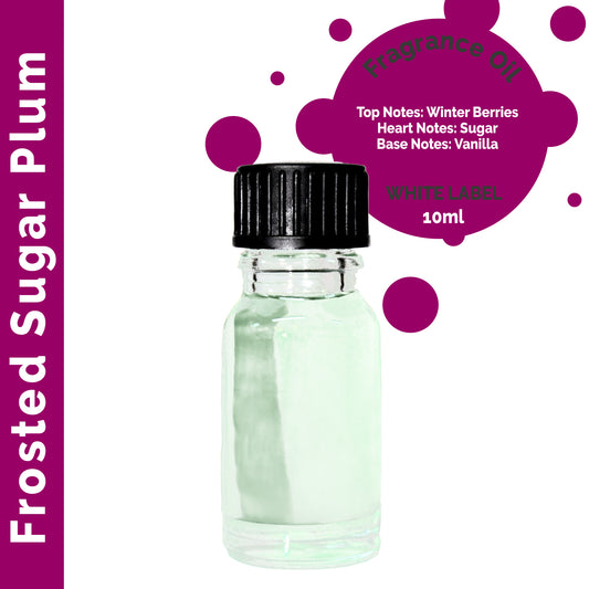 Customisable Frosted Sugar Plum Fragrance Oil 10ml - 10 Pack