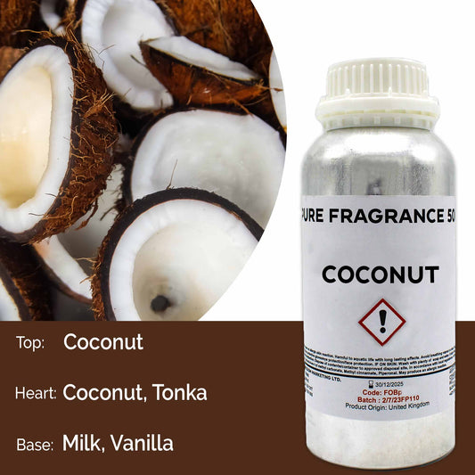 500ml (Pure) Fragrance Oil - Coconut