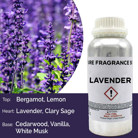 500ml (Pure) Fragrance Oil - Lavender