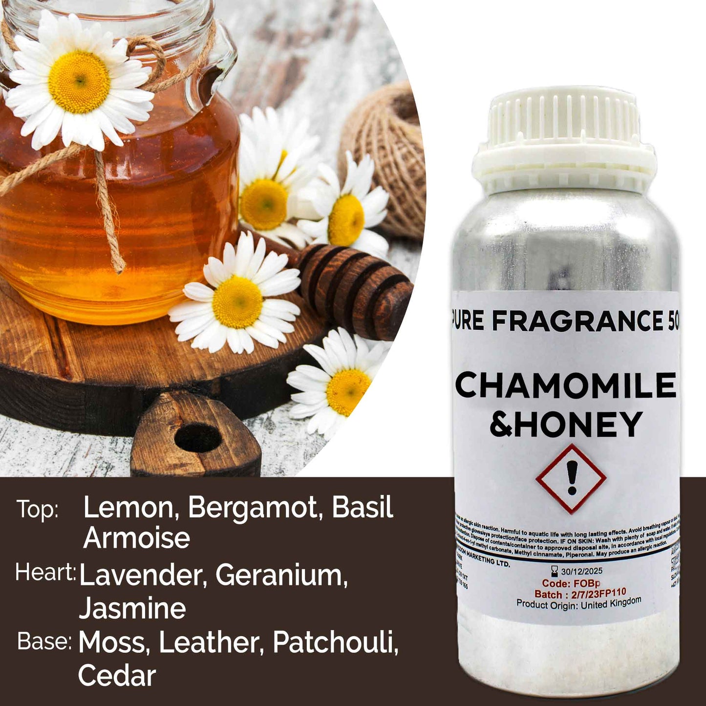 Chamomile & Honey Pure Fragrance Oil - 500ml