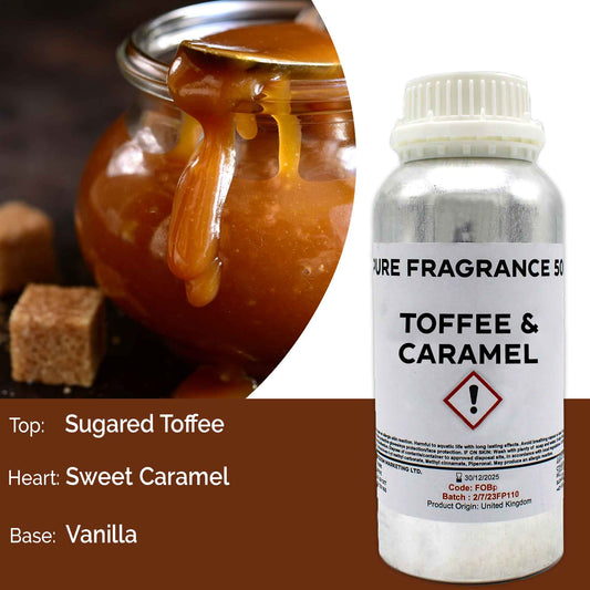 Toffee & Caramel Pure Fragrance Oil - 500ml