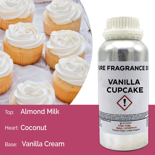 Vanilla Cupcake Pure Fragrance Oil - 500ml