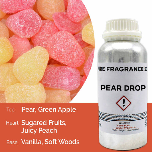 Pear Drop Pure Fragrance Oil - 500ml