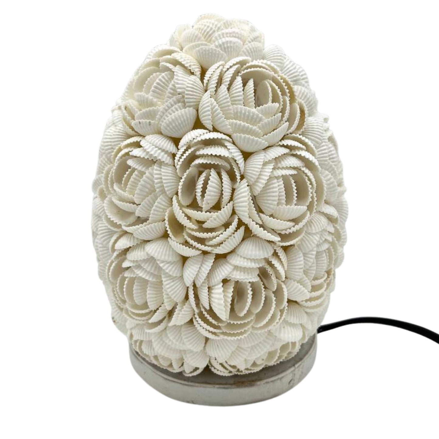 Boho Sea Shell Lamp - Rose Oval - 15cm