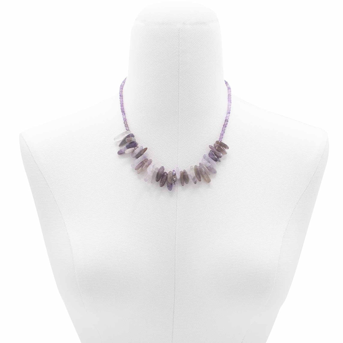 Longstone Gem Necklace - Amethyst