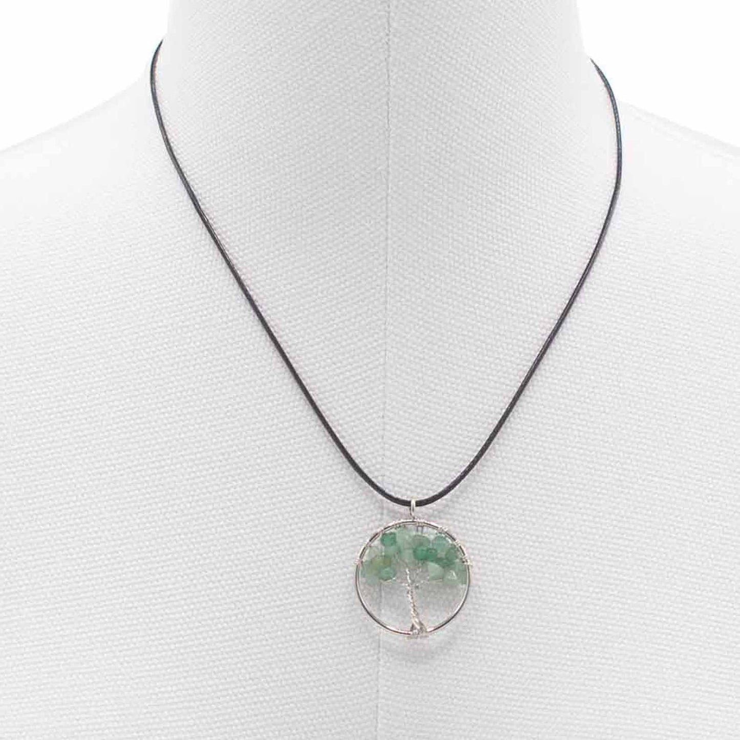 Tree of Life Pendant - Jade