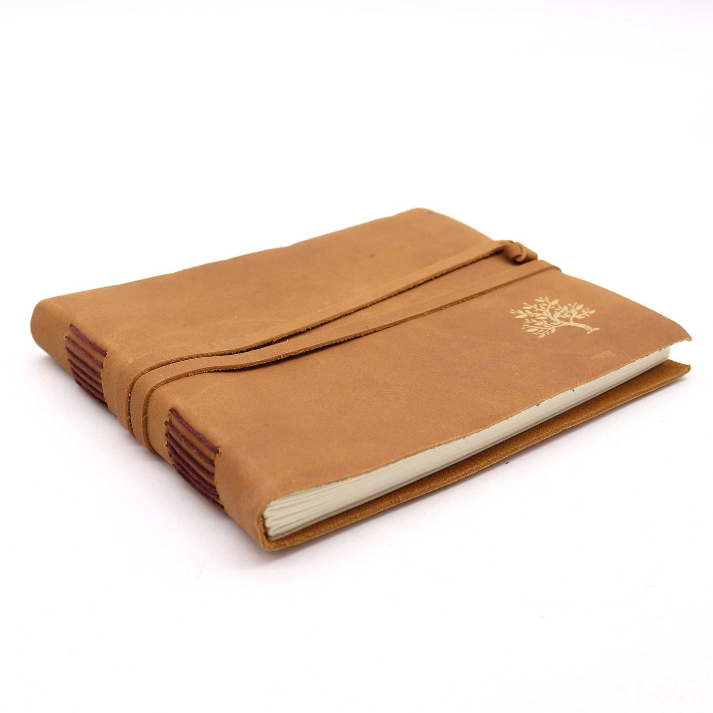 Leather Sketchbook Golden Tree - 144 pages