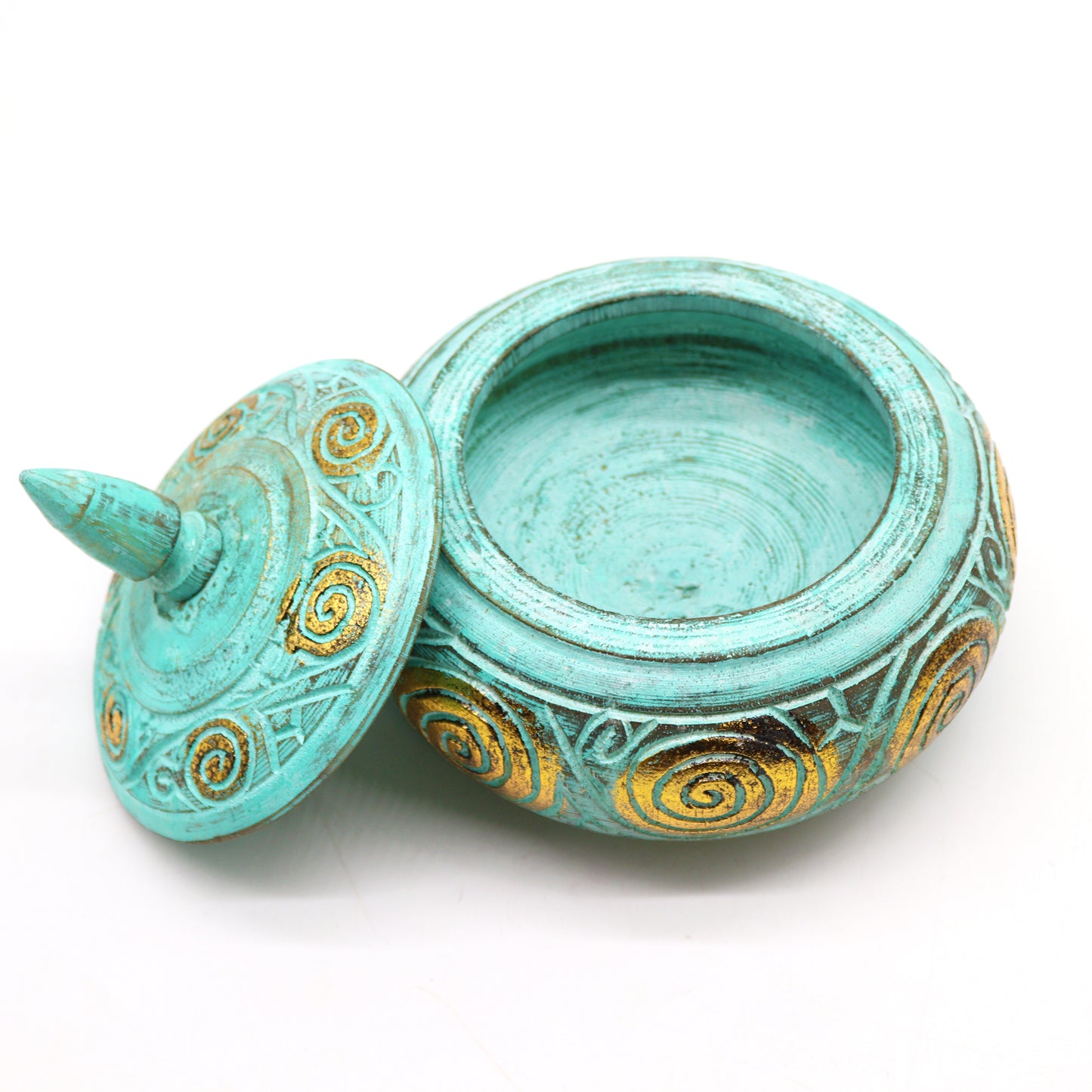 Turquoice Squat  Sweet Jar -