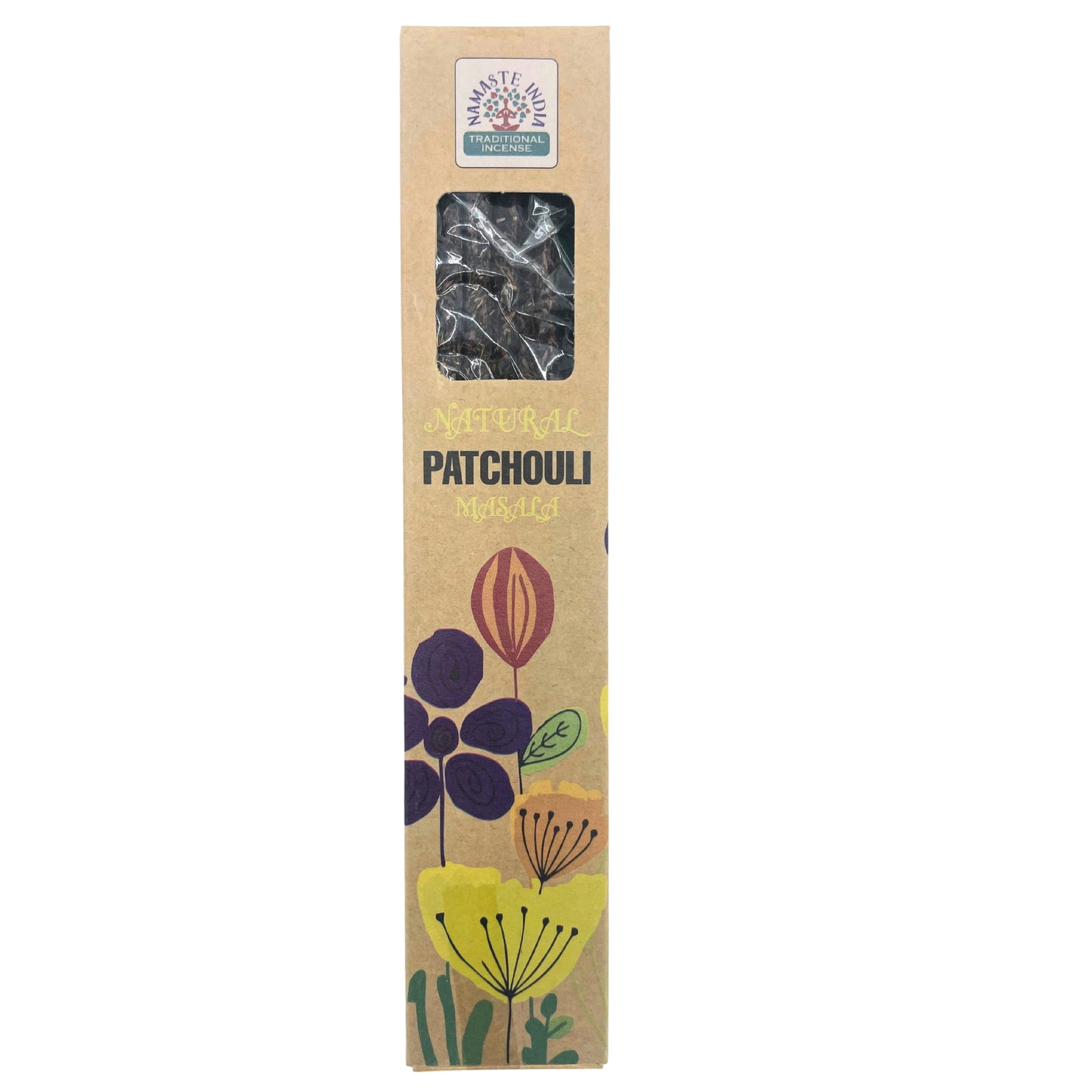 Natural Botanical Masala Incense Sticks - Patchouli