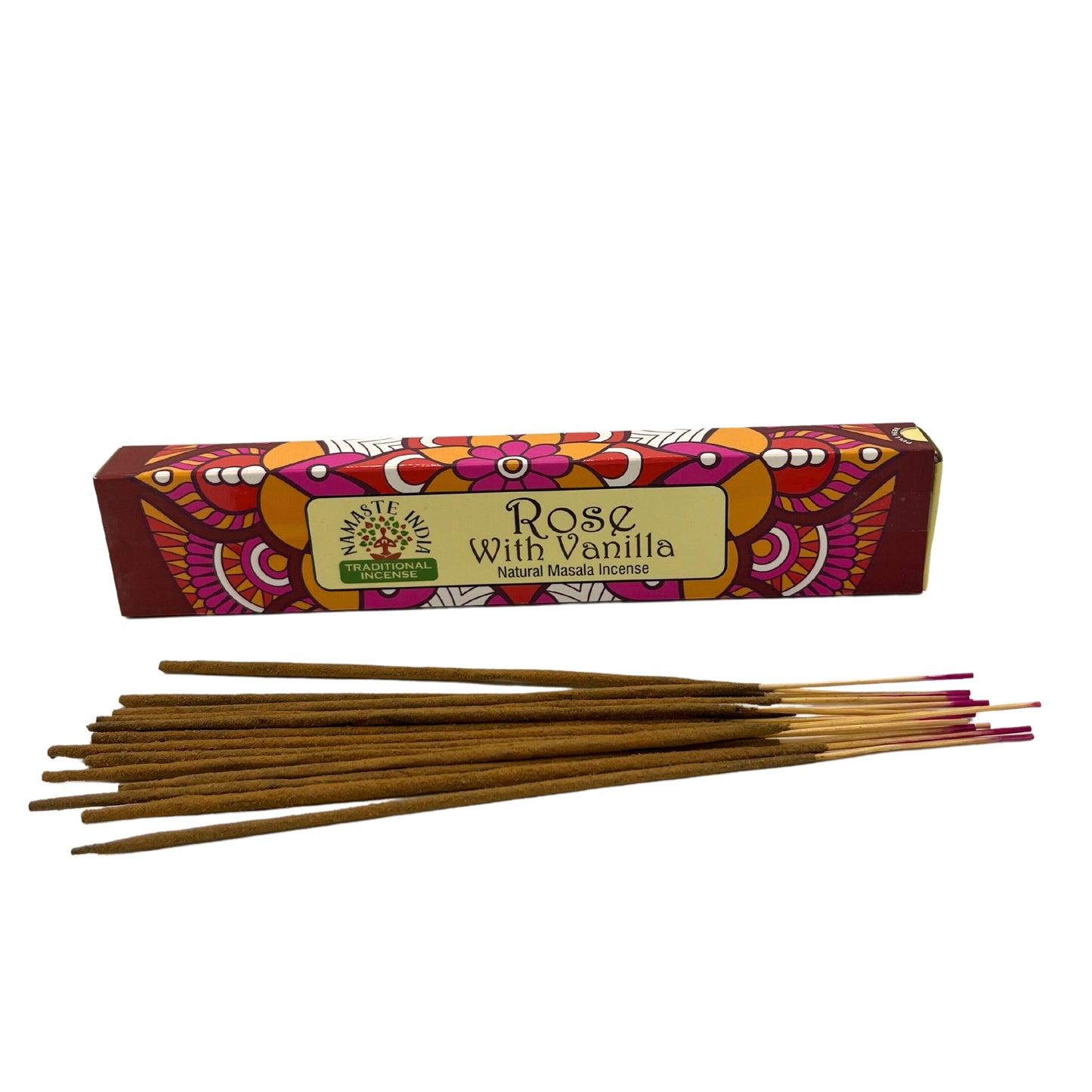 Namaste Mandala Masala Incense Sticks - Rose With Vanilla