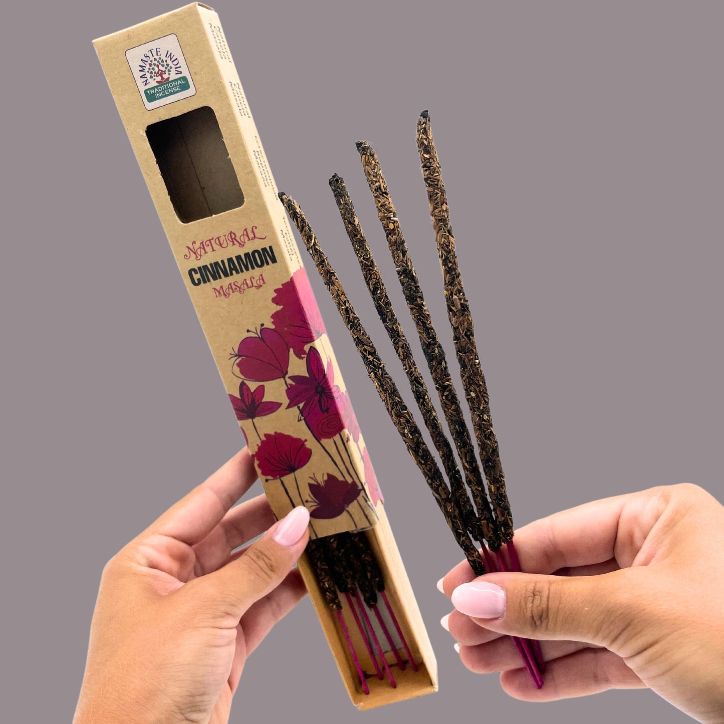 Natural Botanical Masala Incense Sticks - English Lavender