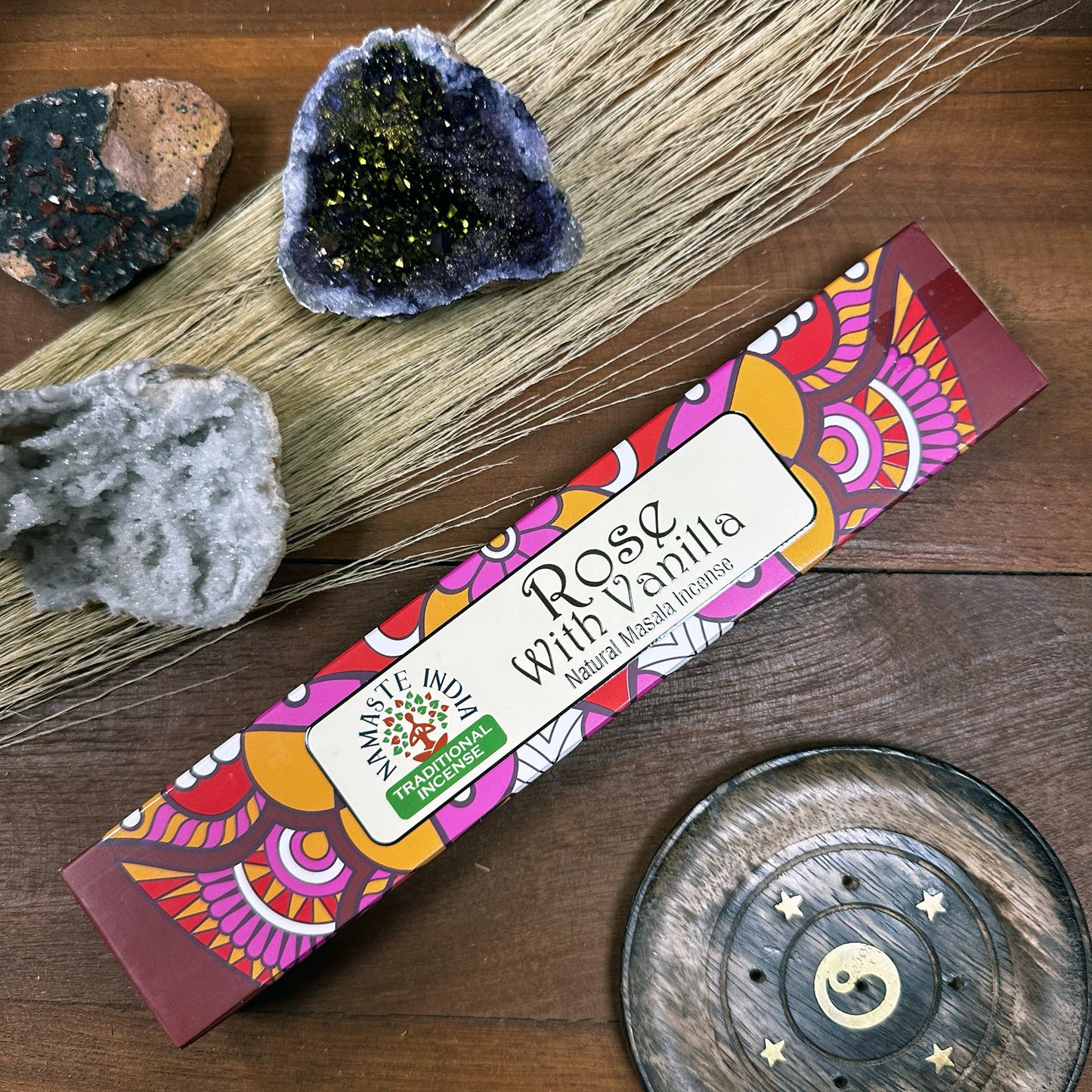 Namaste Mandala Masala Incense Sticks - Rose With Vanilla