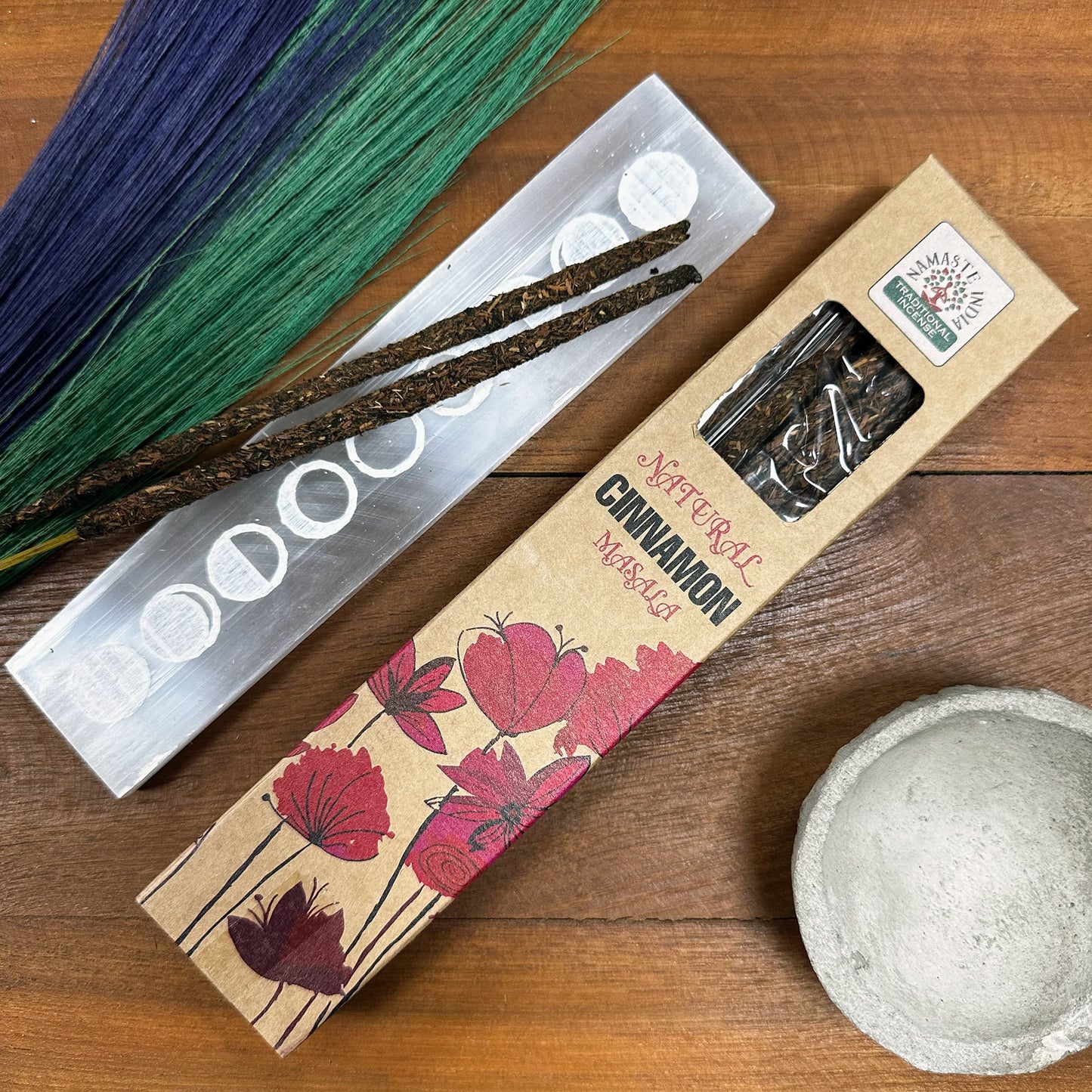 Natural Botanical Masala Incense Sticks - Cinnamon