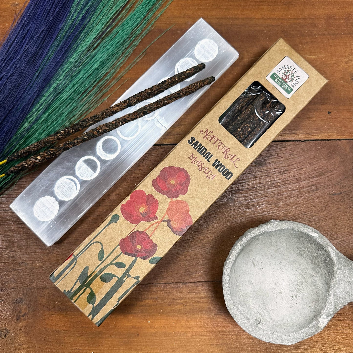 Natural Botanical Masala Incense Sticks - Sandalwood