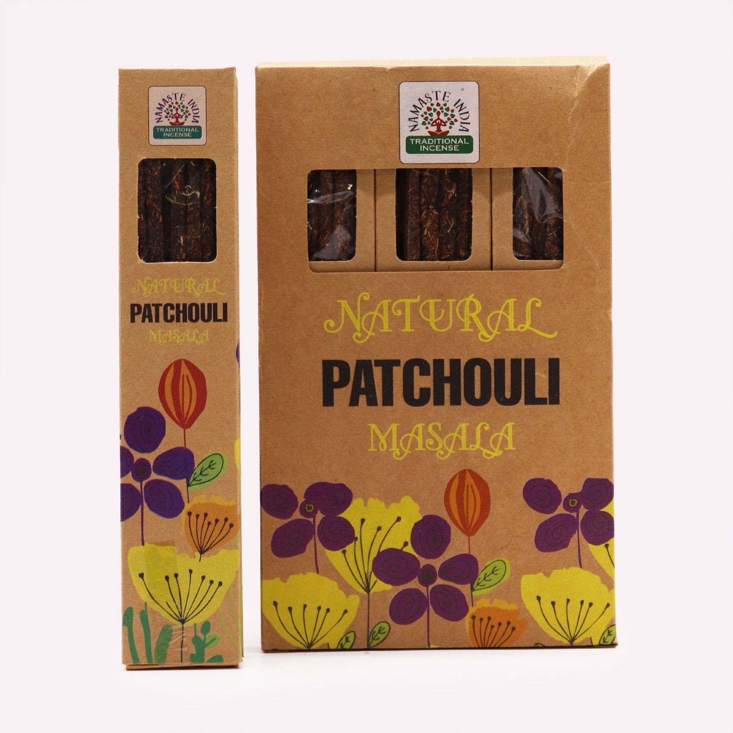 Natural Botanical Masala Incense Sticks - Patchouli