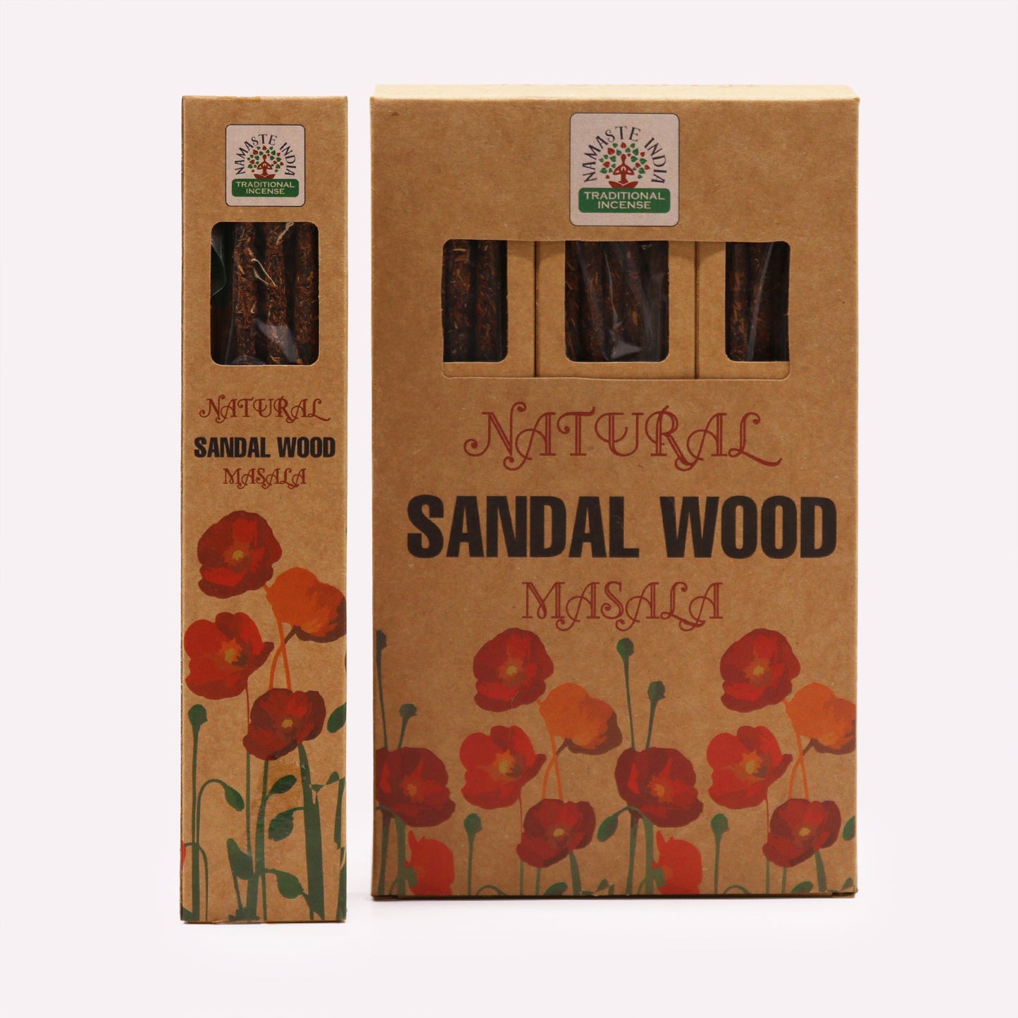 Natural Botanical Masala Incense Sticks - Sandalwood