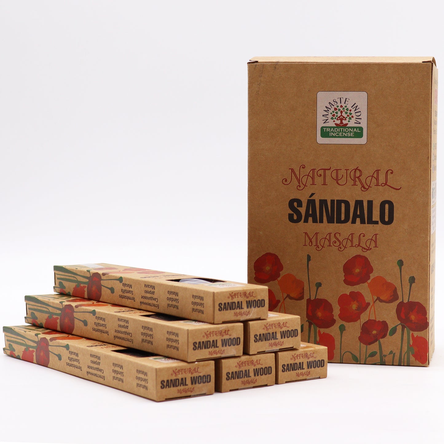 Natural Botanical Masala Incense Sticks - Sandalwood