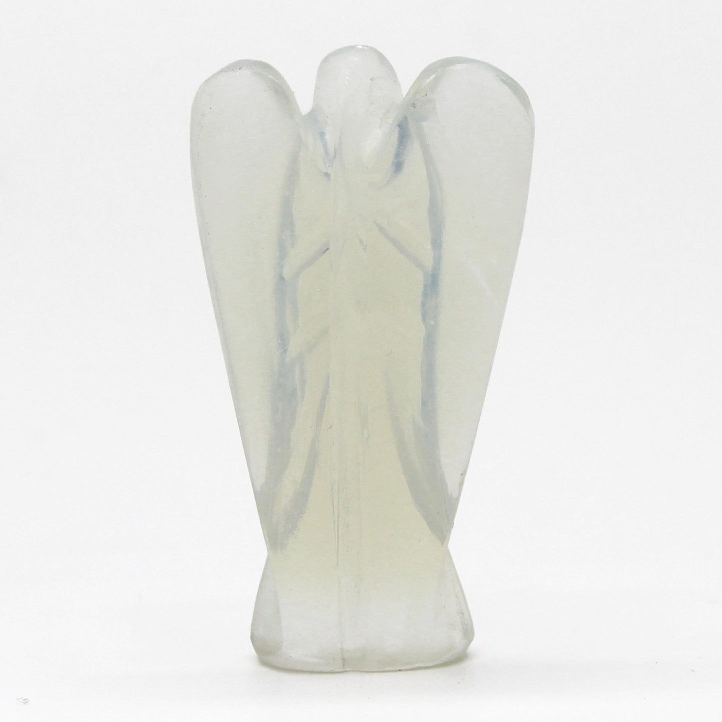 Hand Carved Gemstone Angel - Opalite