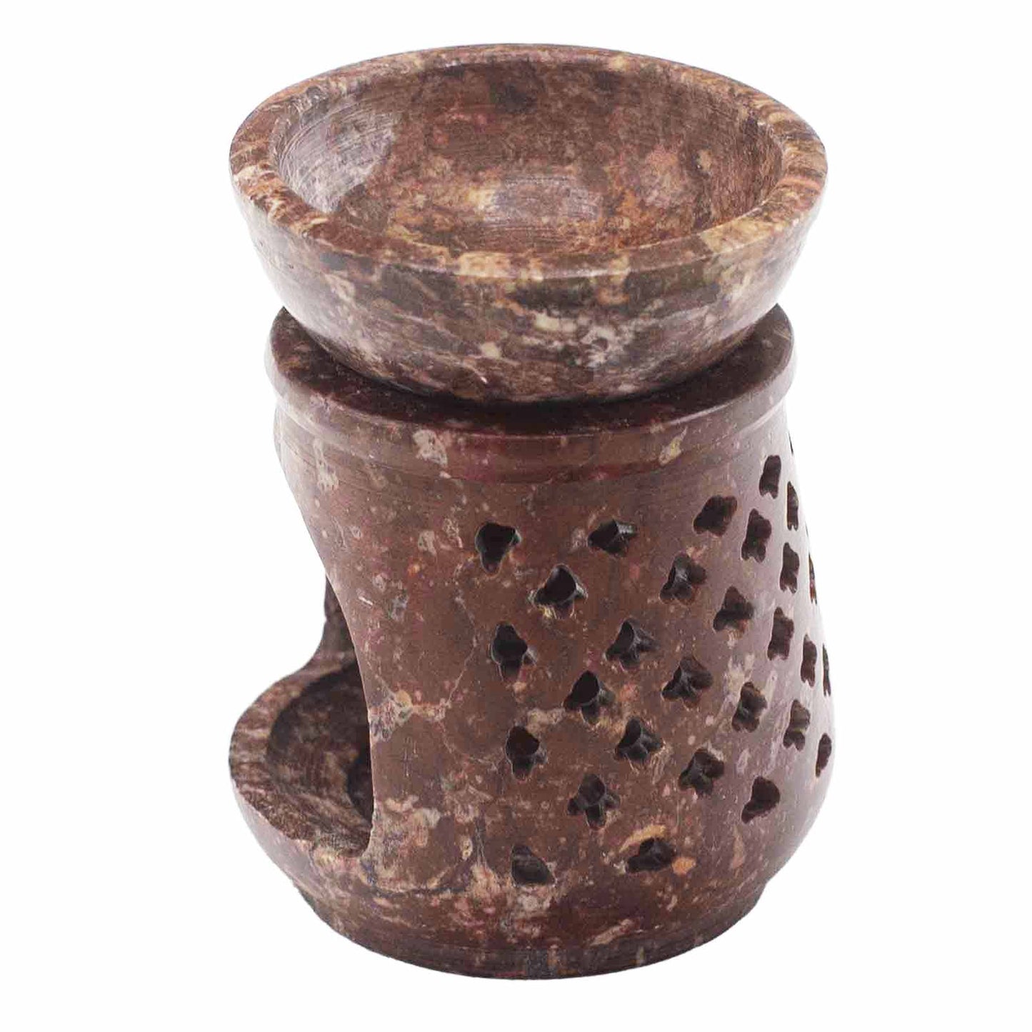 Small Soapstone Oil Burner 8cm - Classic