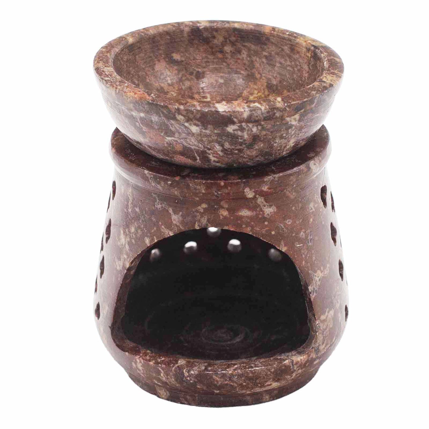 Small Soapstone Oil Burner 8cm - Classic