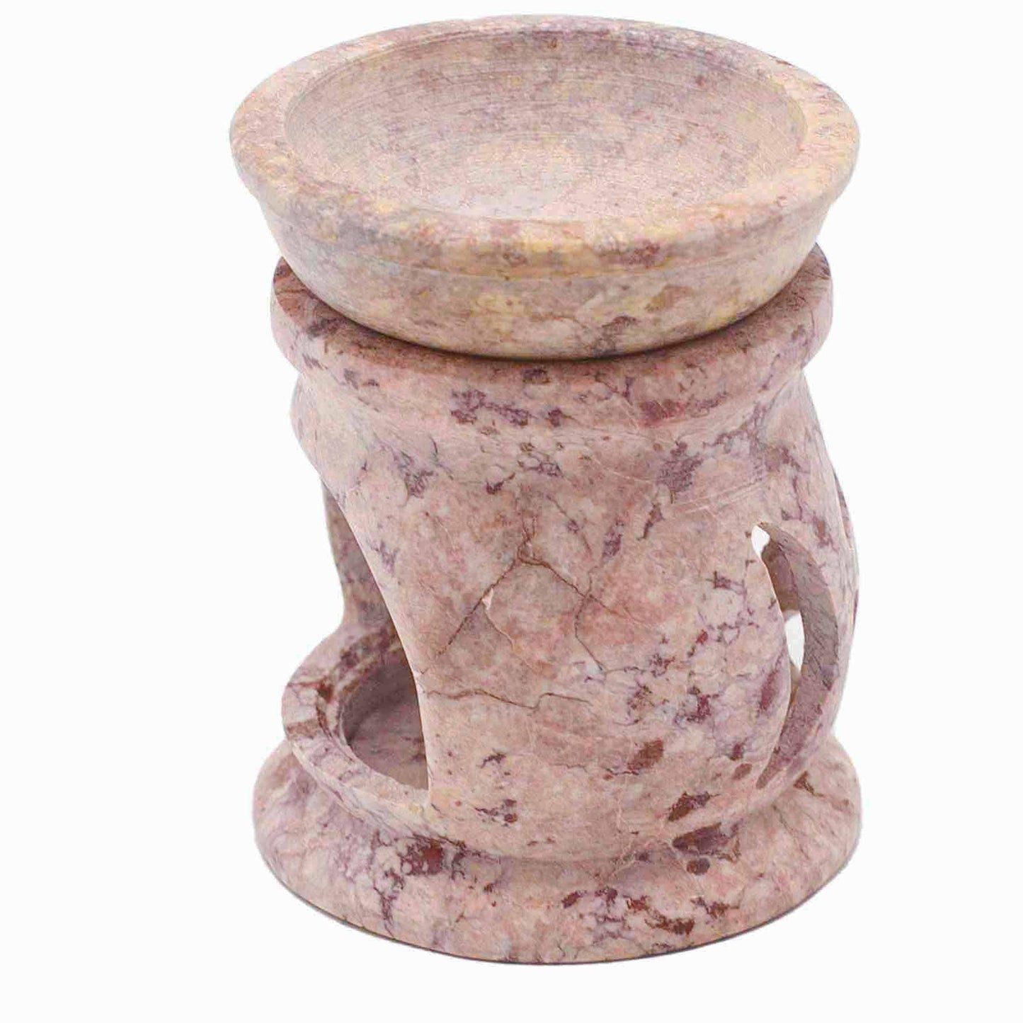 Small Soapstone Oil Burner 8cm - Three Moon Pentigon