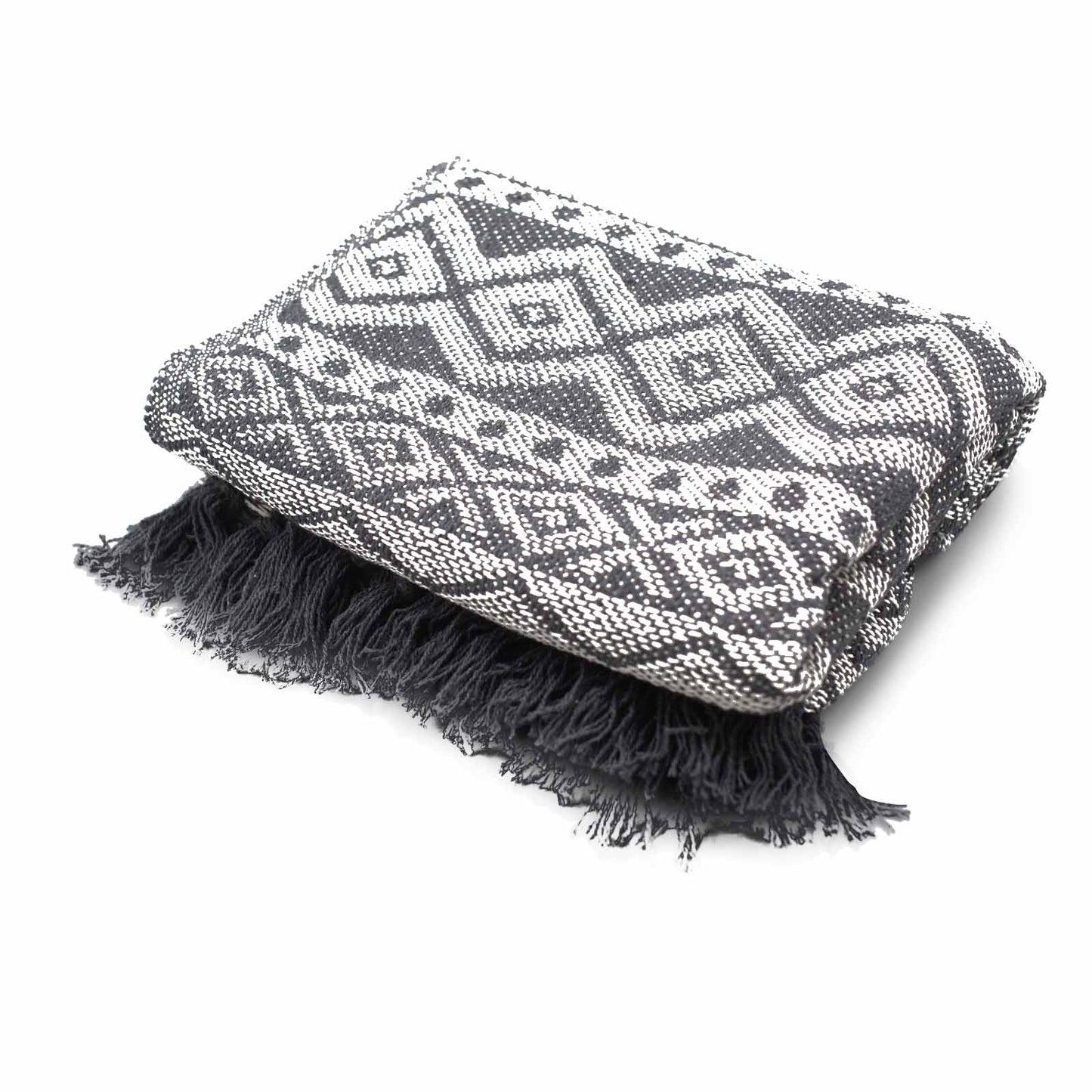 Boho Comfort Throws - 125x150cm - Grey