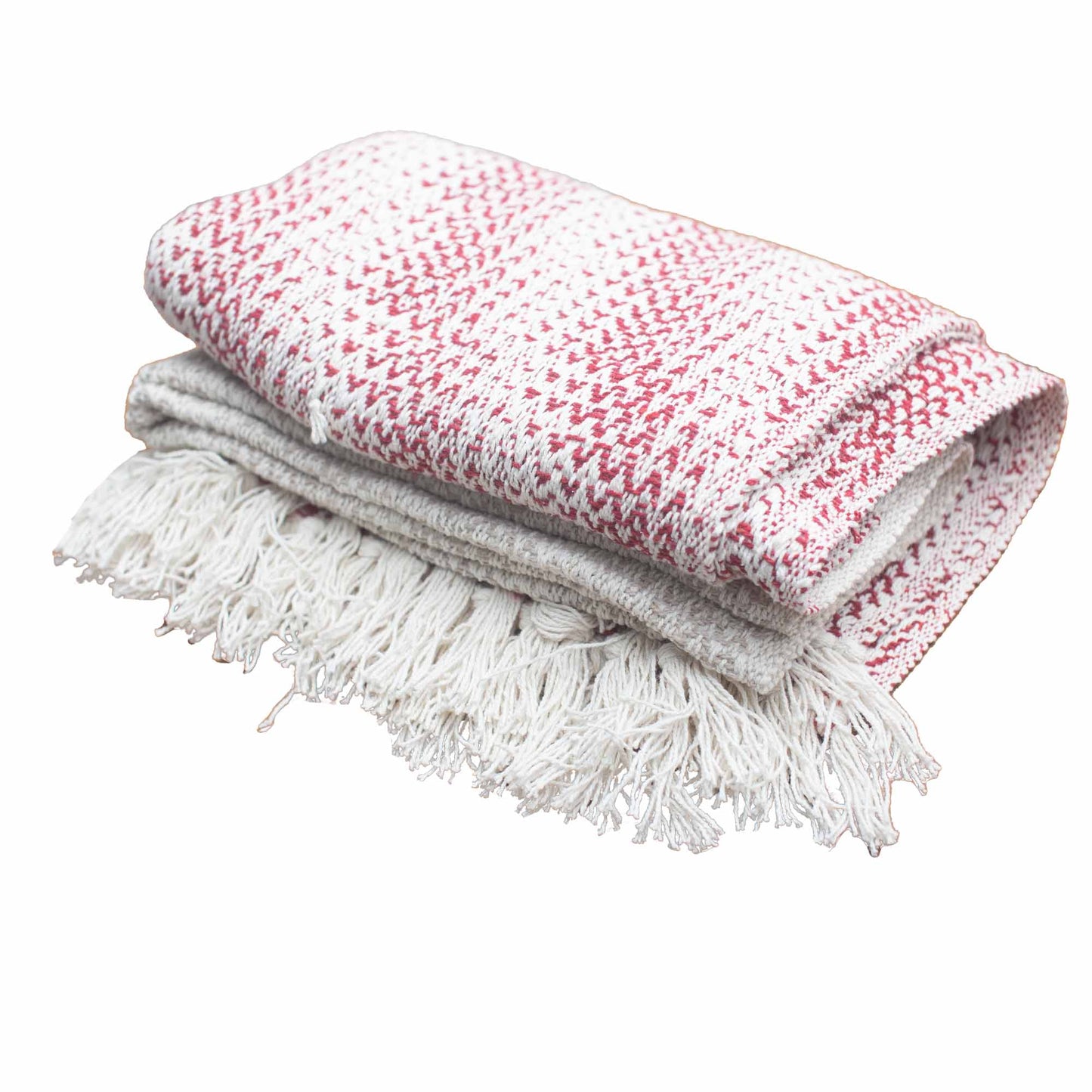 Boho Comfort Throws - 125x150cm - Ruby Two Tone