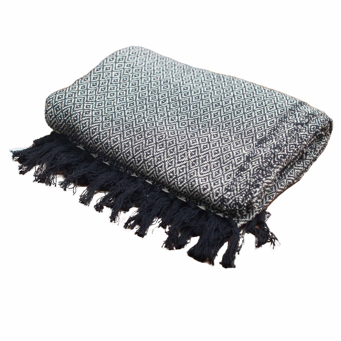 Boho Comfort Throws - 125x150cm - Charcoal