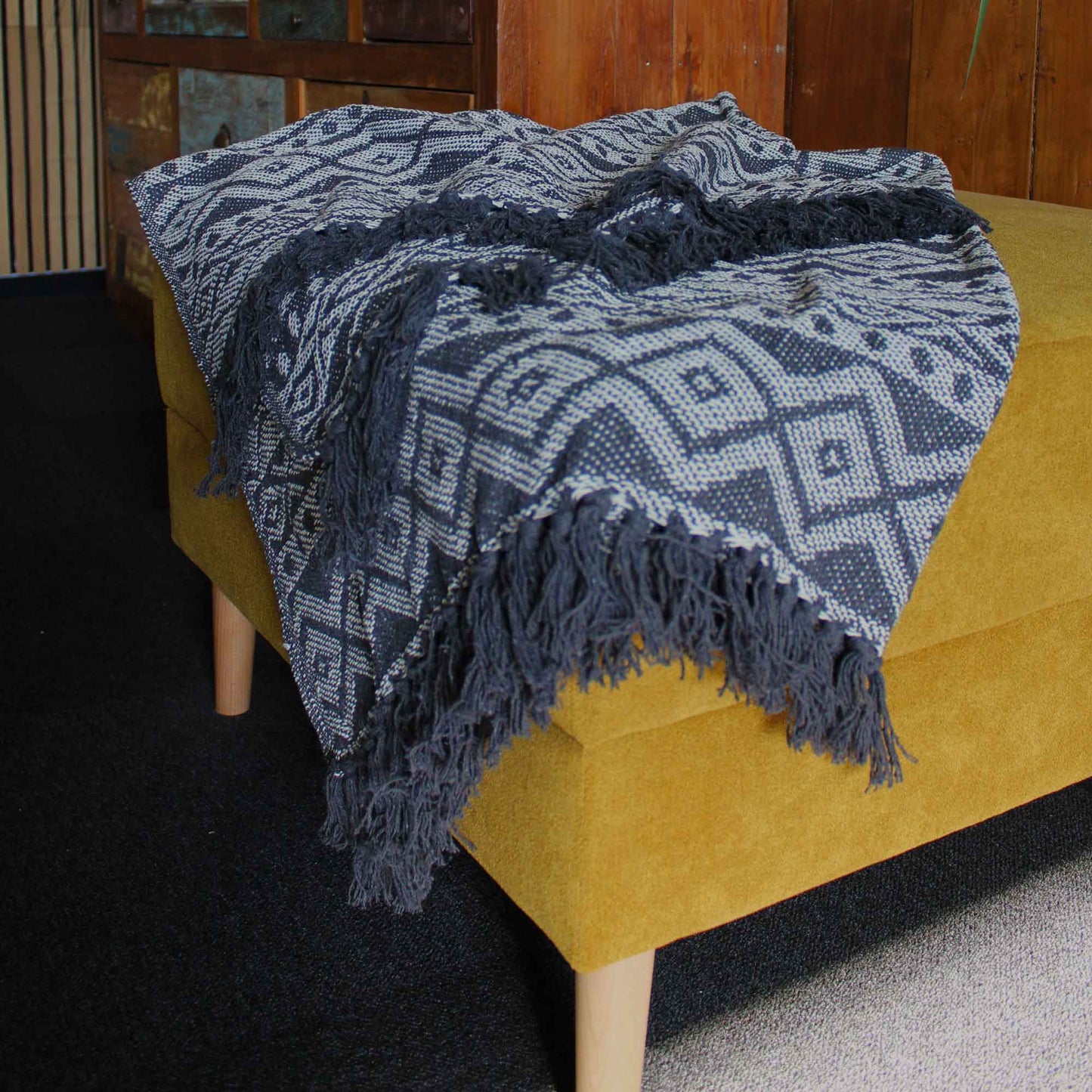 Boho Comfort Throws - 125x150cm - Grey