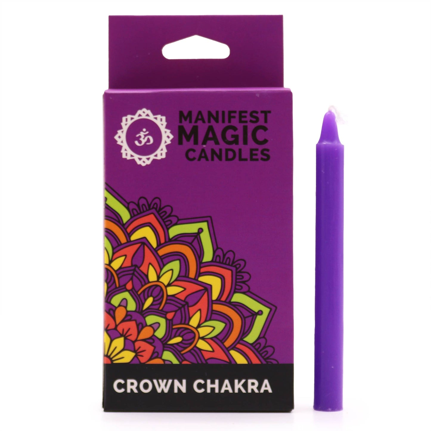 Manifest Magic Candles (pack of 12) - Purple - Crown Chakra