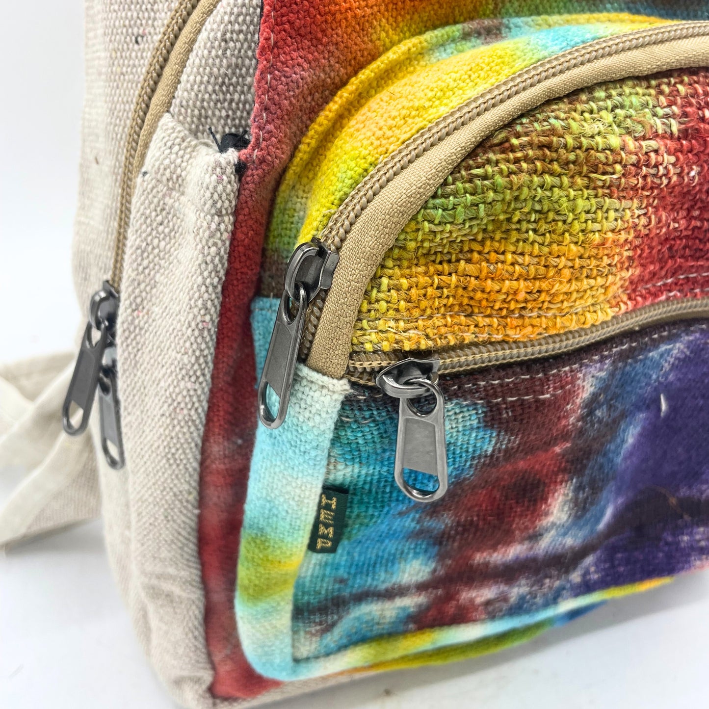 Tiedye Hemp Sling Shoulder Bag