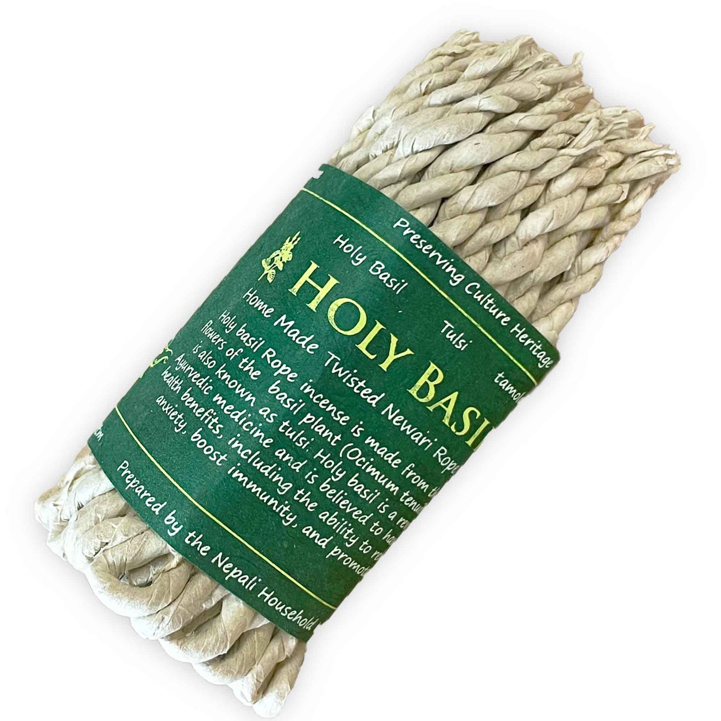 Pure Herbs Rope Incense - Holi Basil