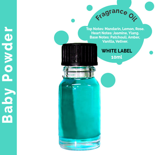 Customisable 10ml Baby Powder Fragrance Oil - 10 Pack