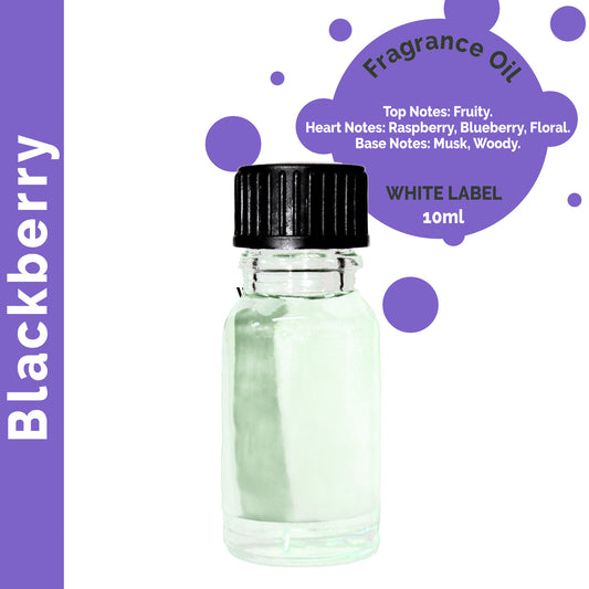 Customisable 10ml Blackberry Fragrance Oil - 10 Pack