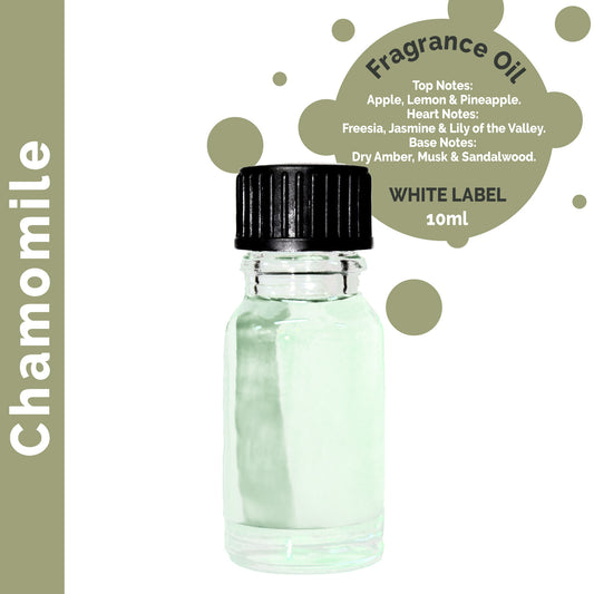 Customisable 10 ml Chamomile Fragrance Oil - 10 Pack