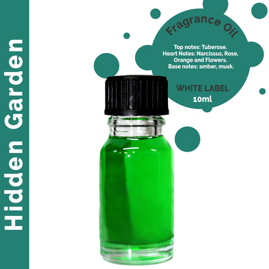 Customisable 10 ml Hidden Garden Fragrance Oil - 10 Pack