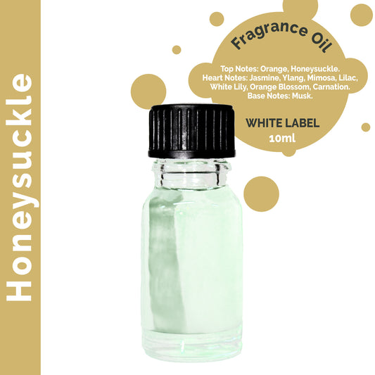 Customisable 10ml Honeysuckle Fragrance Oil - 10 Pack