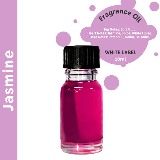 Customisable 10ml Jasmine Fragrance Oil - 10 Pack