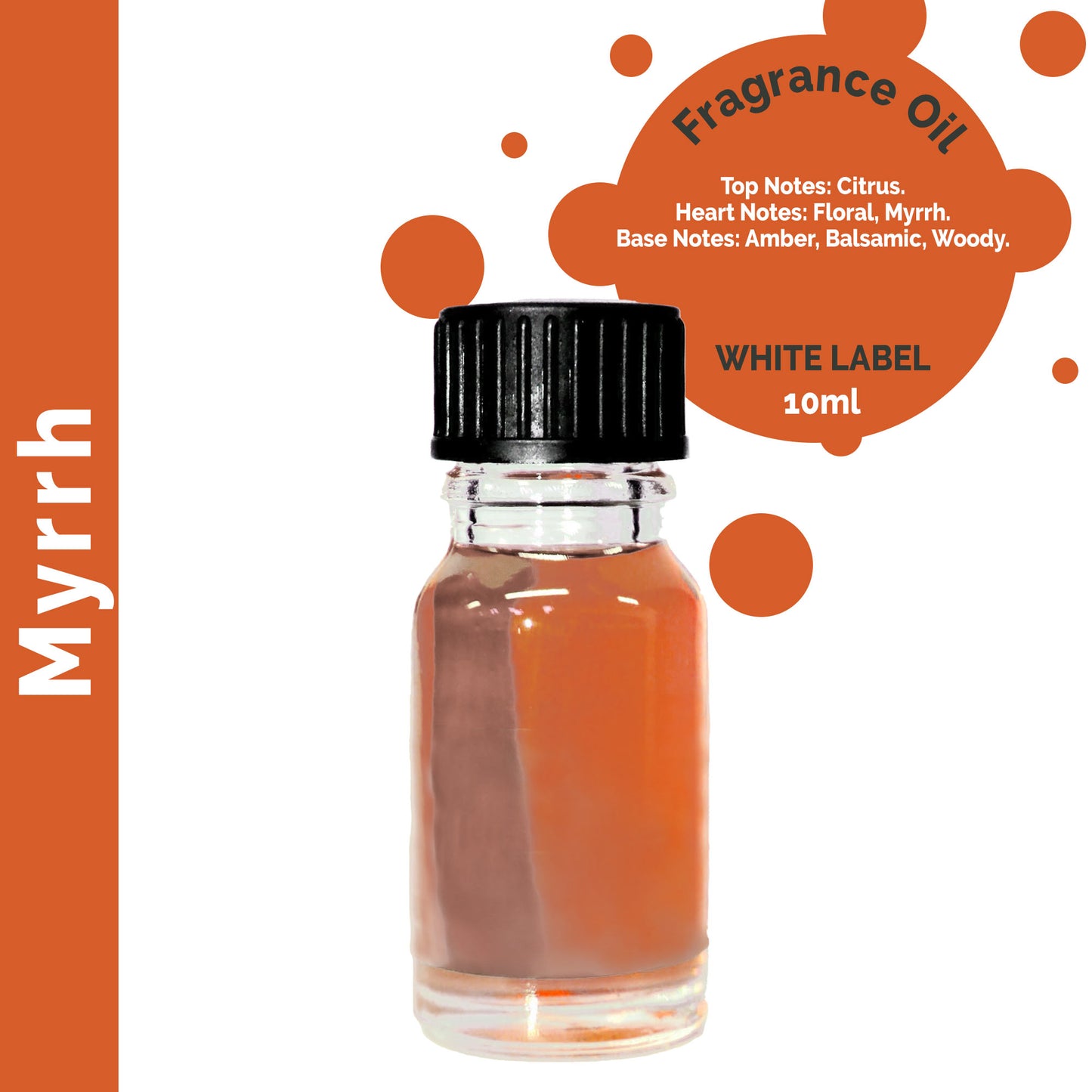 Customisable 10 ml Myrrh Fragrance Oil - 10 Pack