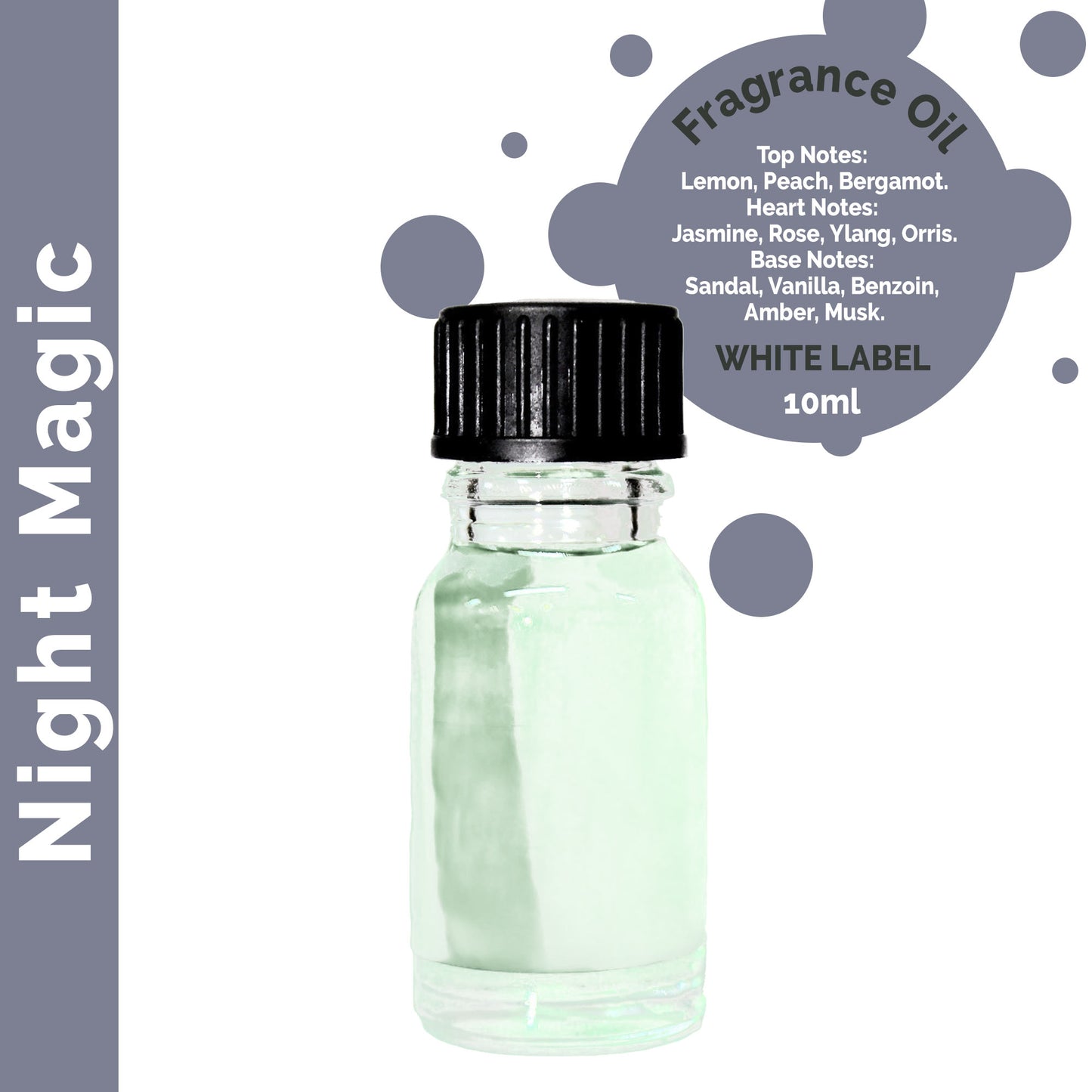 Customisable 10 ml Night Magic Fragrance Oil - 10 Pack