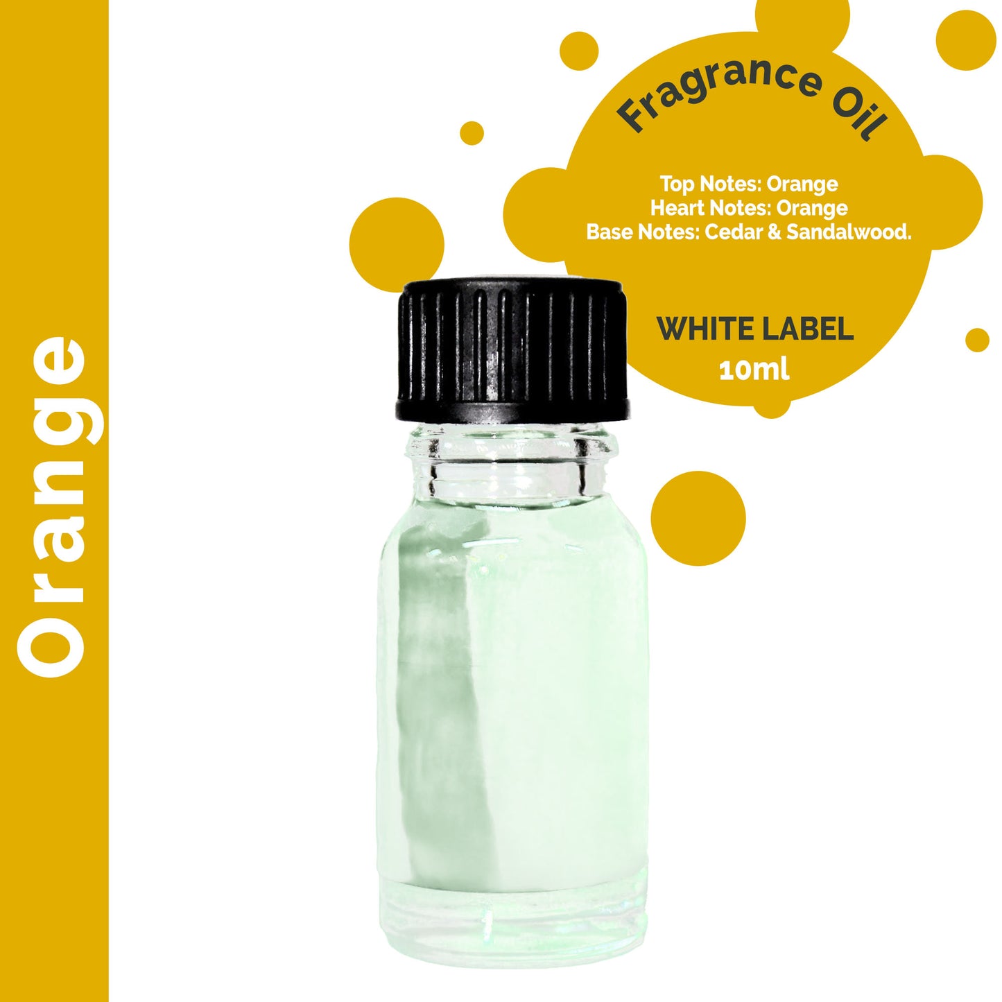 Customisable 10 ml Orange Fragrance Oil - 10 Pack