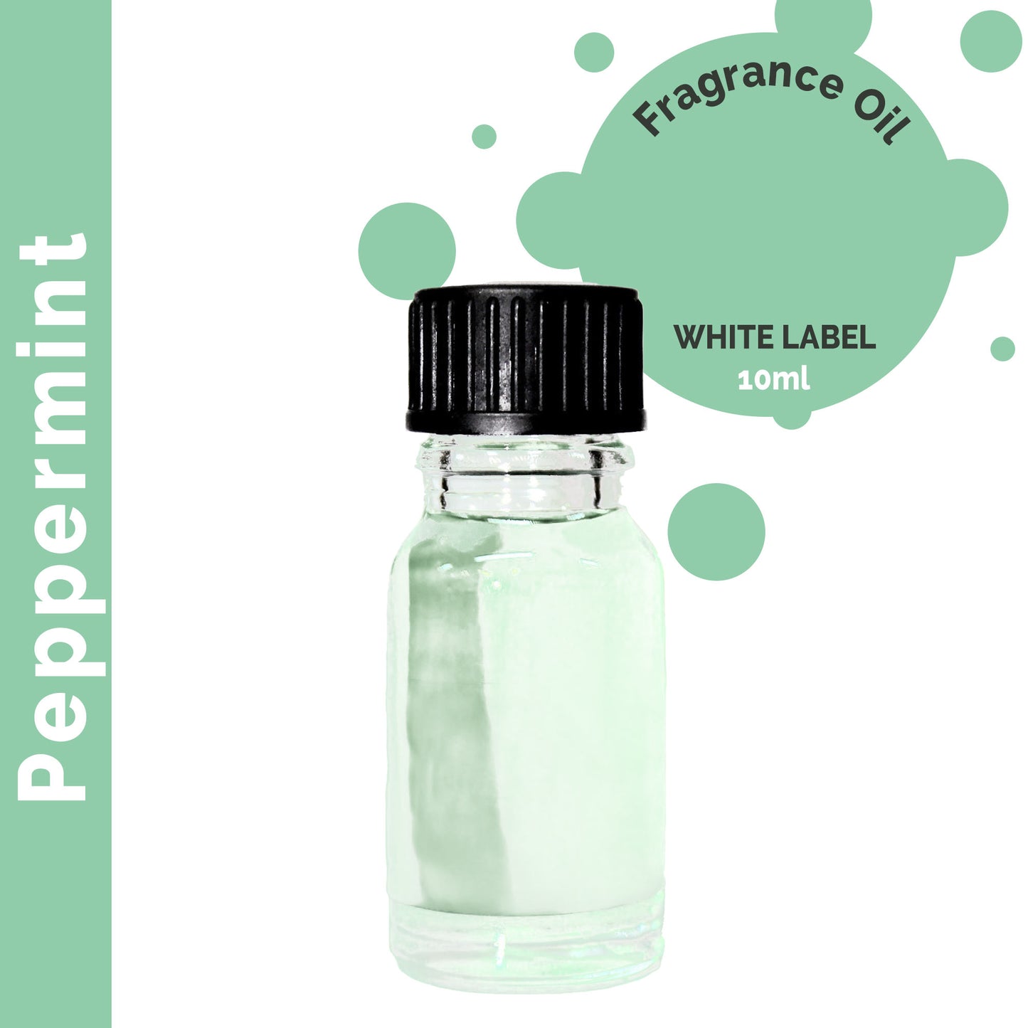 Customisable 10 ml Peppermint Fragrance Oil - 10 Pack